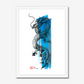 Little Blue Dragon | Framed Print