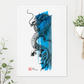 Little Blue Dragon | Print