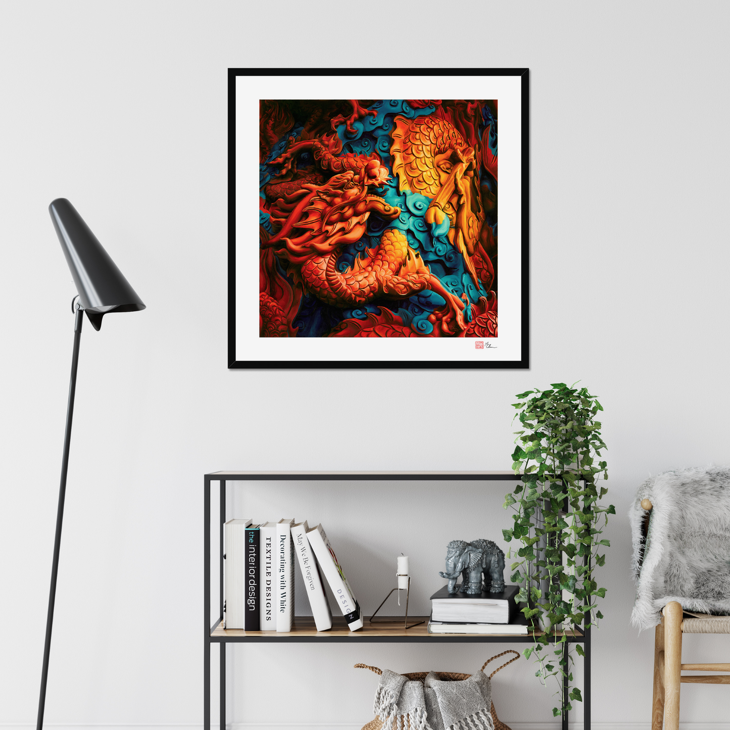 The Cloud Calligrapher | Framed Print