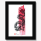 Little Red Dragon | Framed Print