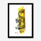 Little Yellow Dragon | Framed Print