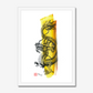 Little Yellow Dragon | Framed Print