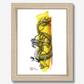 Little Yellow Dragon | Framed Print